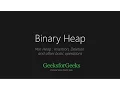 Binary Heap GeeksforGeeks