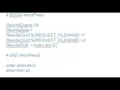 Exclude Sub Directory with Htaccess