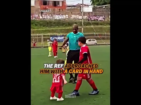 The Cutest Red Card In Football History! 🥺❤️