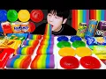 Download Lagu ASMR MUKBANG | 직접 만든 갤럭시 꿀젤리 레인보우 디저트 아이스크림 먹방 \u0026 레시피 DESSERT GALAXY HONEY JELLY CANDY