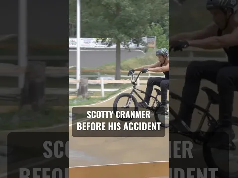Scotty Cranmer Riding Before His Accident ON BMX Track  #bmx #bikes