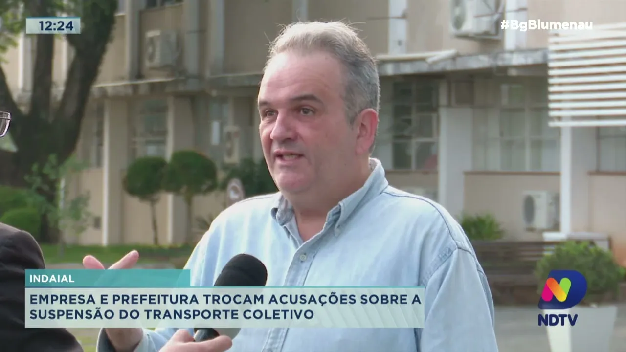 Indaial: empresa e prefeitura trocam acusações sobre a suspensão do transporte coletivo