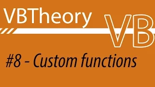 Custom Functions - VB