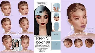to submit a baby hair Mesh XMF and Opacity