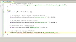 Selenium WebDriver API Course Part 5 - Manipulation Cookies Alerts and JavaScript