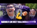 Lamar Jackson Ronnie Stanley Ravens O-Line Meets Viral Dundalk Center Baltimore Ravens