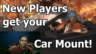 Getting the car mount in FFXIV is not a long grind even for new players