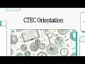 CTEC Orientation 2026