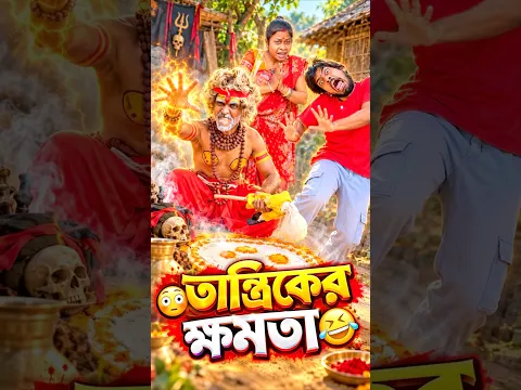 তান্ত্রিকের ক্ষমতা 🤪😳 #funny #shorts #comedy #short #shortvideo #mrsanjitbhai