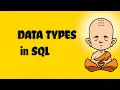 DATA TYPES in Oracle SQL for Beginners DATA MONK