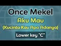 Download Lagu Aku Mau (kucinta kau apa adanya) - Once Mekel (karaoke low key male)