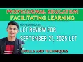 Download Lagu PROFESSIONAL EDUCATION FACILITATING LEARNING  FOR SEPTEMBER 2025 LET REVIEW DRILLS