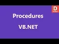 VB Net Procedures