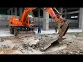 Download Lagu Excavator Going To Break Hard Concrete