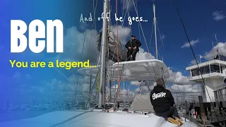 Climbing the Mast: Ben Faces His Fear of Heights | Catamaran Rig Check | S1 E5