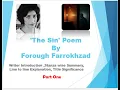 The Sin by Forugh Farrokhzad Line by Line Explanation Analysis Part 1