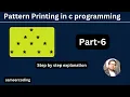 Pattern Printing in C Programming Star Pattern Part-6 sameercoding