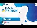 Python Closures Function Tutorial in Hindi Urdu