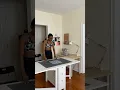 Space saving hack with IKEA - NORDEN folding table