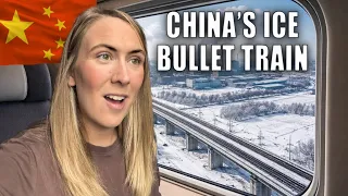 以350公里/小时穿越中国冰封的荒野