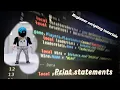 Beginners scripting tutorials print statements
