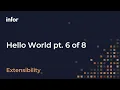 Infor Mongoose - Hello World pt 6 of 8
