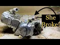 PIRANHA 190CC FULL Engine Tear Down Diagnosing what Broke in Transmission