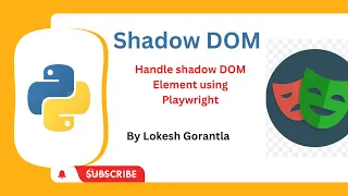 Python Playwright Beginner 2023 Part 13 Handle ShadowDom Elements in Playwright Python