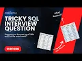 Tricky SQL Interview Question Preprocess Incorrect Input Table and Solve Query Important Question