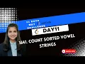1641 Count Sorted Vowel Strings