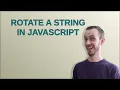 Rotate a string in JavaScript