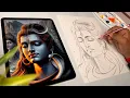 Draw With Me - Lord Shiva Drawing Mahadev Drawing Outline Tutorial