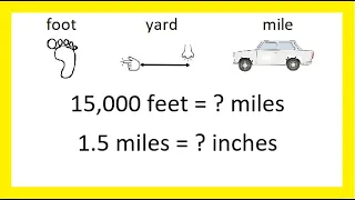 Unit 1 Convert miles to yards to feet to inches using a unit formula