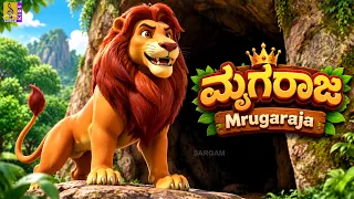 ಮೃಗರಾಜ | Mrugaraja | Kannada Kids Cartoon | Moral Story for Kids