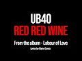 UB40 Red Red Wine (Lyrics)