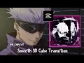 Smooth 3D Cube Transition on CapCut