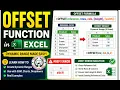OFFSET Function in Excel Explained Dynamic Range Fix Error Excel Tutorial