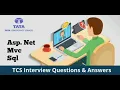 TCS DOTNET EXPERIENCE INTERVIEW QUESTION AND ANSWERS