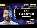 Lec-22 AO algorithm in AI artificial intelligence in HINDI AO algorithm with example