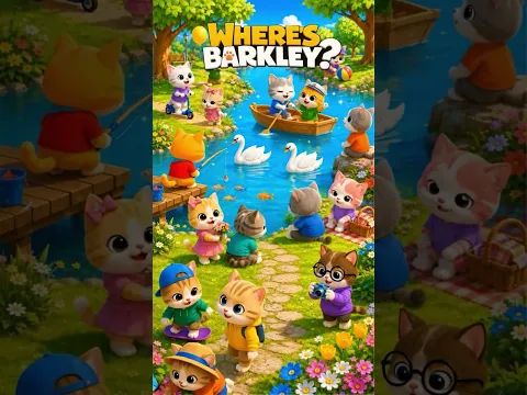 Where’s Barkley? 🌿🌳 #barkley #familyfun #kidsactivities #hiddencharacter