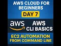 AWS Cloud for Beginners - Day 7 AWS CLI Basics EC2 Automation from Command Line