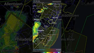 KDIX Mt Holly New Jersey Radar Saturday August 8 2026