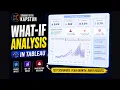 Build a What-If Analysis Dashboard in Tableau Revenue Forecasting with Parameters