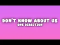 Lagu One Direction - They Don't Know About Us (Lyrics)