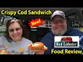 RED LOBSTER CRISPY COD SANDWICH - CODZILLA Taste Test Review JKMCraveTV