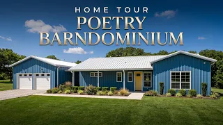 Barndominium Tour 1 850 sqft in Poetry Texas Texas Best Construction