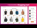 How To Create Add To Cart Shopping Using HTML CSS And JavaScript Shopping Cart In JavaScript
