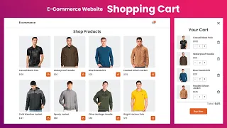 How To Create Add To Cart Shopping Using HTML CSS And JavaScript Shopping Cart In JavaScript