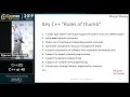 C 20 C at 40 - Bjarne Stroustrup