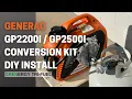 Generac GP2200i GP2500i Inverter Generator - DIY Propane and Natural Gas Conversion Kit